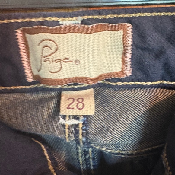 PAIGE Indigo Denim Jeans Size 28 - Picture 2 of 5